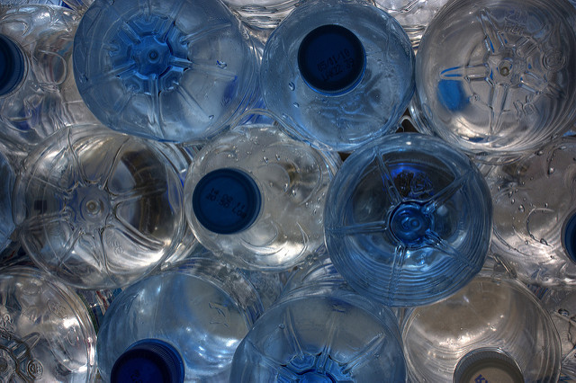 Plastic water bottles